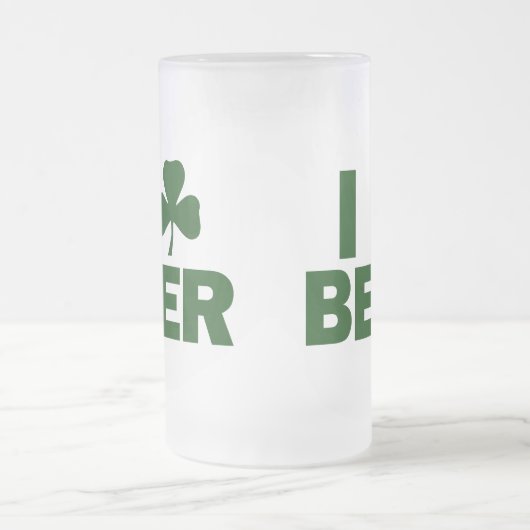 I Shamrock Beer Matglas Bierpul (Center)