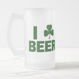 I Shamrock Beer Matglas Bierpul