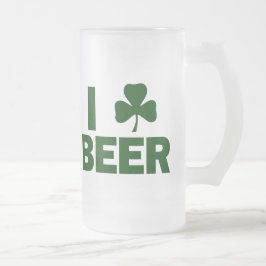 I Shamrock Beer Matglas Bierpul