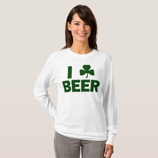 I Shamrock Beer T-shirt (Voorkant volledig)