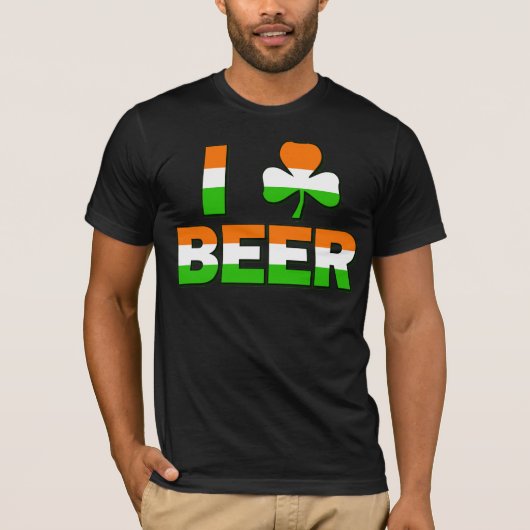 I Shamrock Beer T-shirt (Voorkant)