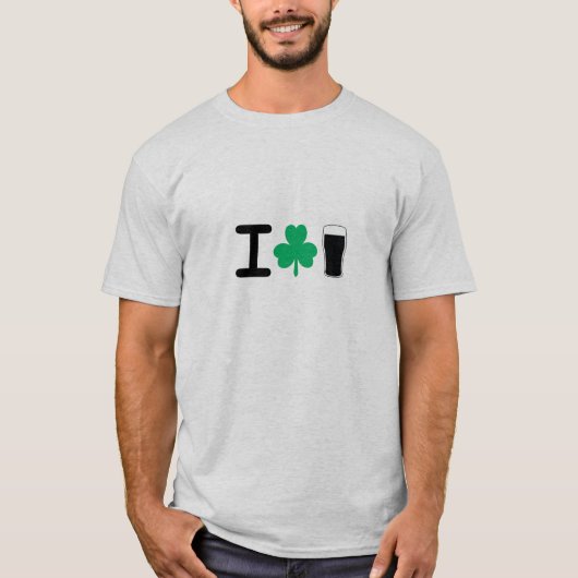 I Shamrock Beer T-shirt (Voorkant)