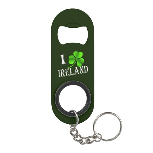 I Shamrock Ierland bij bocnt Mini Flessenopener (Achterkant)