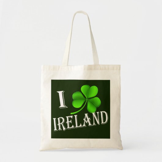 I Shamrock Ierland bij btcnt Tote Bag (Voorkant)