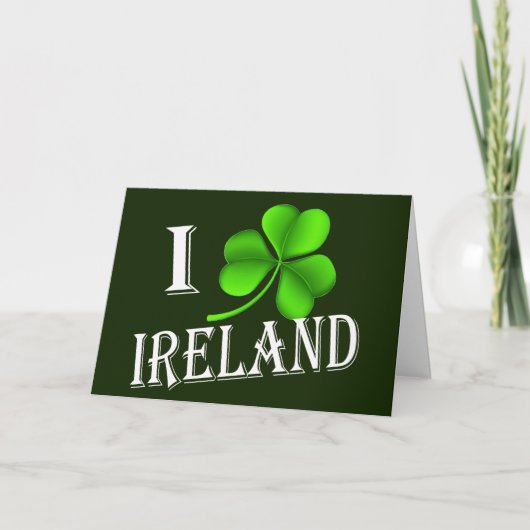 I Shamrock Ierland bij gcnt Kaart (Voorkant)