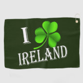 I Shamrock Ierland bij gtcnt Golfhanddoek (Horizontaal)