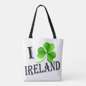 I Shamrock Ierland bk stcnt Tote Bag (Achterkant)