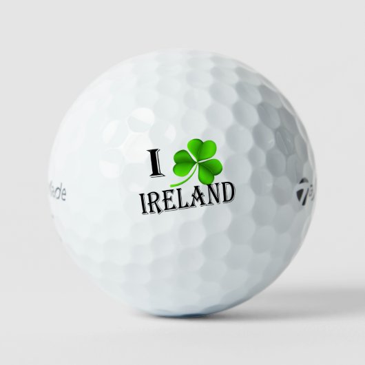 I Shamrock Ierland bk tmtp5 gbcnt Golfballen (Voorkant)