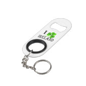 I Shamrock Ireland bk bocnt Mini Flessenopener (Achterkant Gekanteld)
