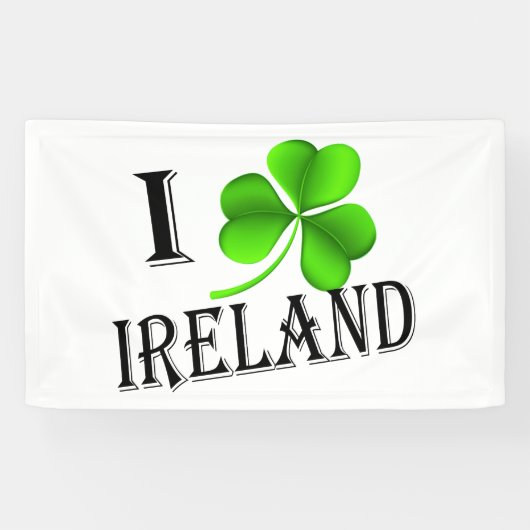 I Shamrock Ireland bk (h) bnrcnt Spandoek (Horizontaal)
