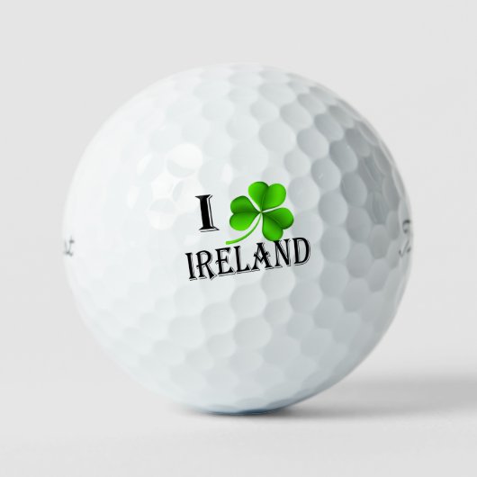 I Shamrock Ireland bk tpv1 gbcn Golfballen (Voorkant)