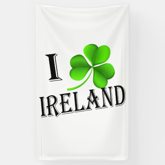 I Shamrock Ireland bk (v) bnrcnt Spandoek (Verticaal)