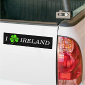 I Shamrock Ireland wt bscn Bumpersticker (Op Truck)