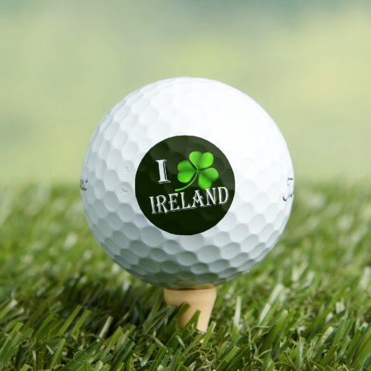 I Shamrock Ireland wt tpv1 gbcnt Golfballen (Insitu Shirt)