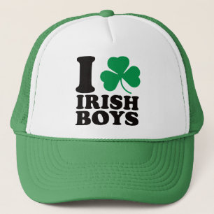 I Shamrock Irish Boys Trucker Pet