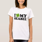 I (shamrock) My Seabee T-shirt (Voorkant)