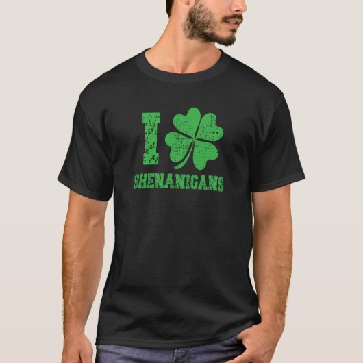 I Shamrock Shenanigans St Patricks Day 1 T-shirt (Voorkant)