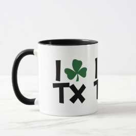 I<Shamrock>Texas St Patrick's Day Mok
