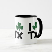 I<Shamrock>Texas St Patrick's Day Mok (Voorkant rechts)