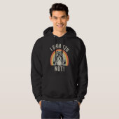 I Shih Tzu Not  Retro Dog Hoodie (Voorkant volledig)