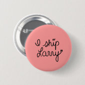 I Ship Larry <3 Button (Voorkant /achterkant)