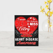 I Shirt Red Someone Miss Heart Disease Kaart (Gele Bloem)