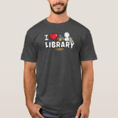 I Shirt van Mannen van de Bibliotheek van het hart (Voorkant)