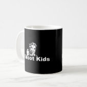 I Shoot Kinder Black Koffiemok (Voorkant links)