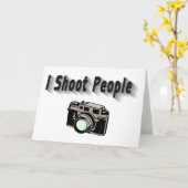 I Shoot People Kaart (Gele Bloem)