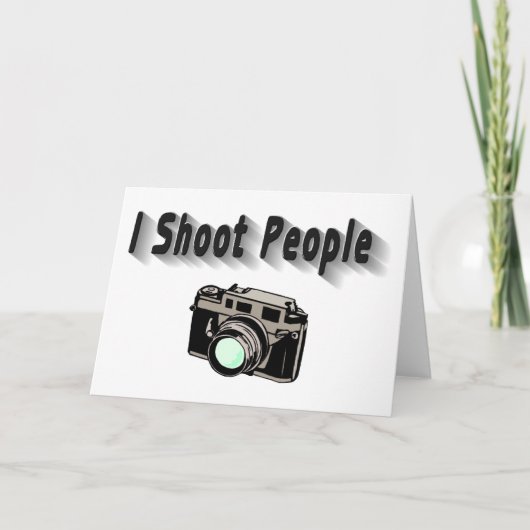 I Shoot People Kaart (Voorkant)