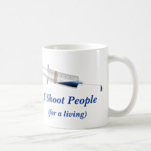 I Shoot People Nurse Humor Koffiemok