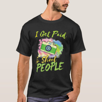 I Shoot People Photography  Cameraman Photographer T-shirt