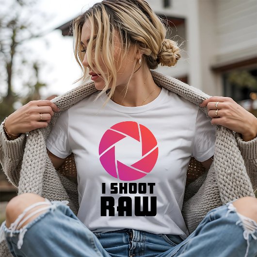 I Shoot Raw T-shirt