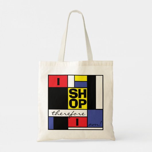 I Shop Shopping Day Budget Tote Bag (Achterkant)