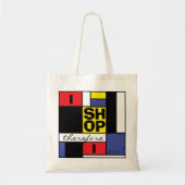 I Shop Shopping Day Budget Tote Bag (Voorkant)