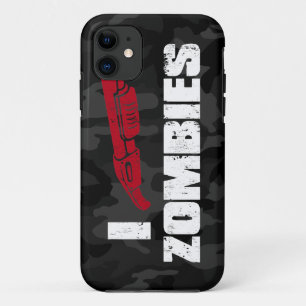 i shotgun zombies iPhone 11 hoesje