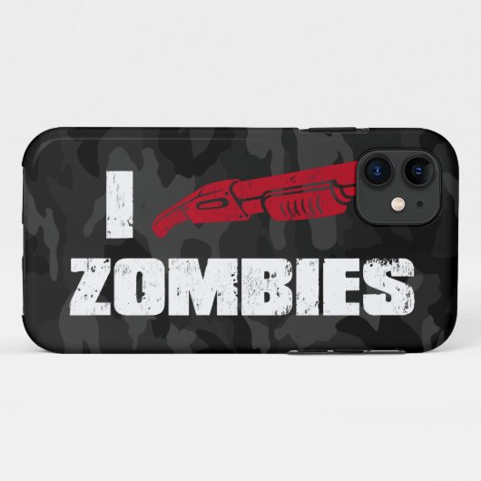 i shotgun zombies Case-Mate iPhone case (Achterkant (horizontaal))