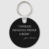 I Should Infinitely Prefer A Book I - Jane Austen Sleutelhanger (Achterkant)