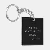 I Should Infinitely Prefer A Book I - Jane Austen Sleutelhanger (Voorkant Links)
