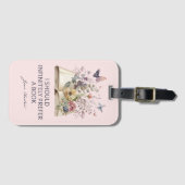 I Should Infinitely Prefer A Book II - Jane Austen Bagagelabel (Voorkant (horizontaal))