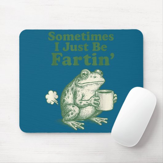 I Silly Just Sometimes Frog Fartin Muismat (Met muis)