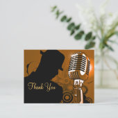 I Sing, Male_ Briefkaart (Staand voorkant)
