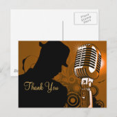 I Sing, Male_ Briefkaart (Voorkant / Achterkant)