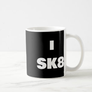 I Sk8 ! Skateboarding T-shirt Voor Jongen En Meisj Koffiemok