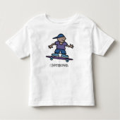 I Skateboard Kinder Kinder Shirts (Voorkant)