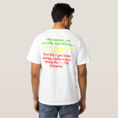 I SKI VOOR CR (RASTA) T-SHIRT (Achterkant volledig)