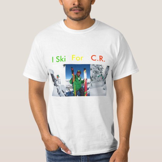I SKI VOOR CR (RASTA) T-SHIRT (Voorkant)