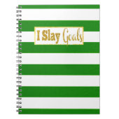 I Slay Goals notebook Notitieboek (Voorkant)