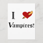 I Slay Vampires Briefkaart (Voorkant)