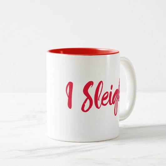 I Sleigh Funny Winter Mok (Voorkant rechts)